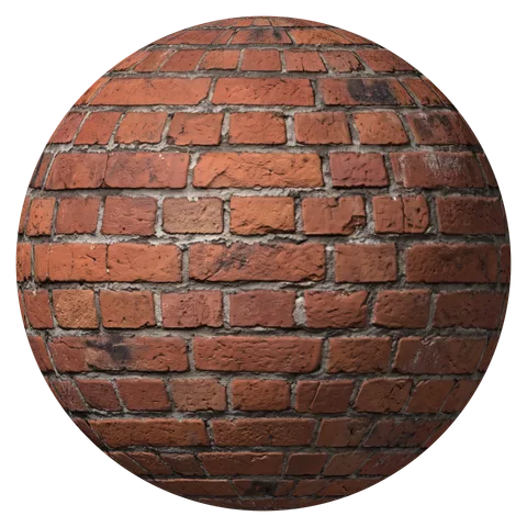 Brick material ball