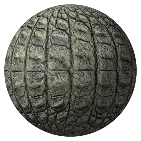 Crocodile skin material ball