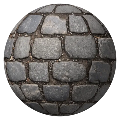 Cobblestone material ball