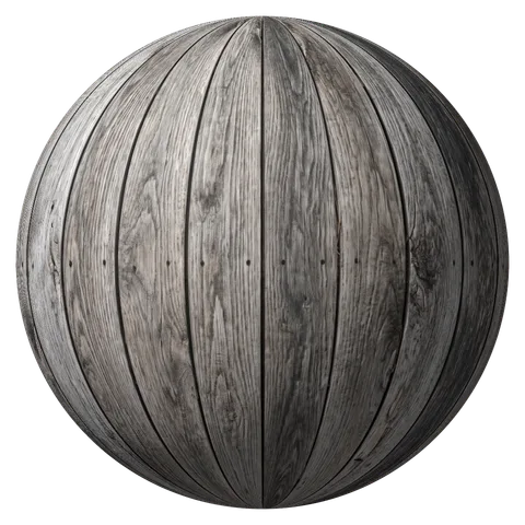 Wood planks material ball